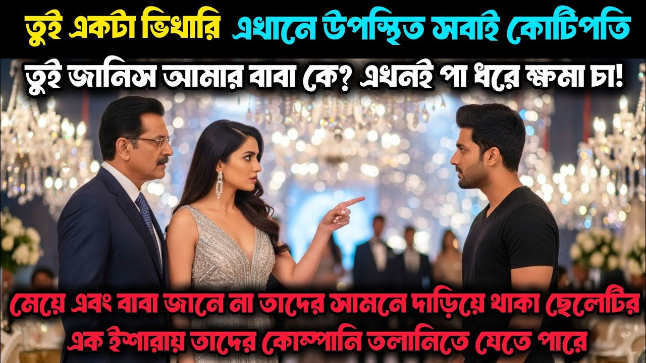 তোকে দেখে তো ভিখারি মনে হয়! মেয়েটি জানেনা তার সামনে দাঁড়িয়ে থাকা ছেলেটির ক্ষমতা| billionaire 