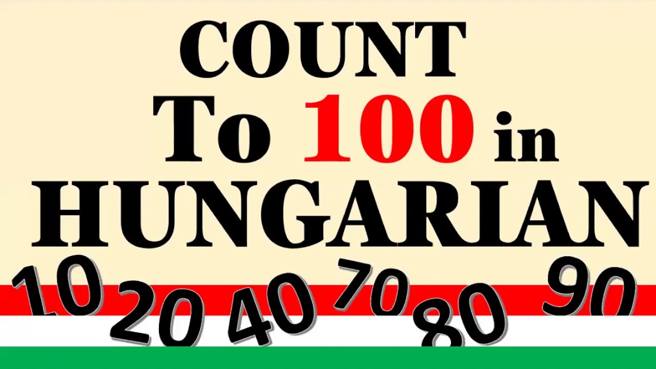 Learn how to Count to 100 in Hungarian | Hungarian for Beginners