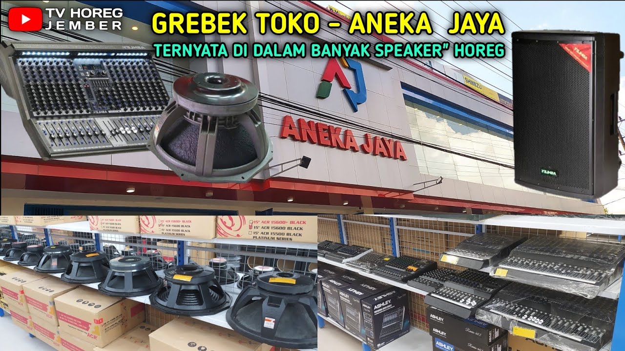 Ternyata Di Toko Aneka Jaya banyak Speaker