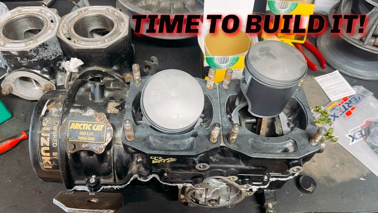 Engine Rebuild for my EXT 550 Mod Sled