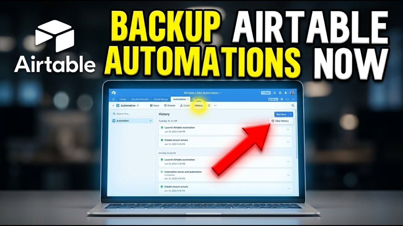 How to backup Airtable automation records with change history - Step By Step