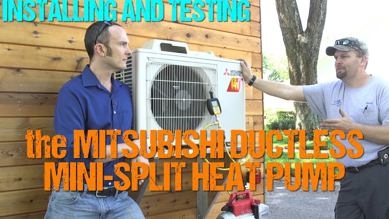Installing & Testing a Mitsubishi Ductless Mini-Split in a Tiny House with Brad Lemley