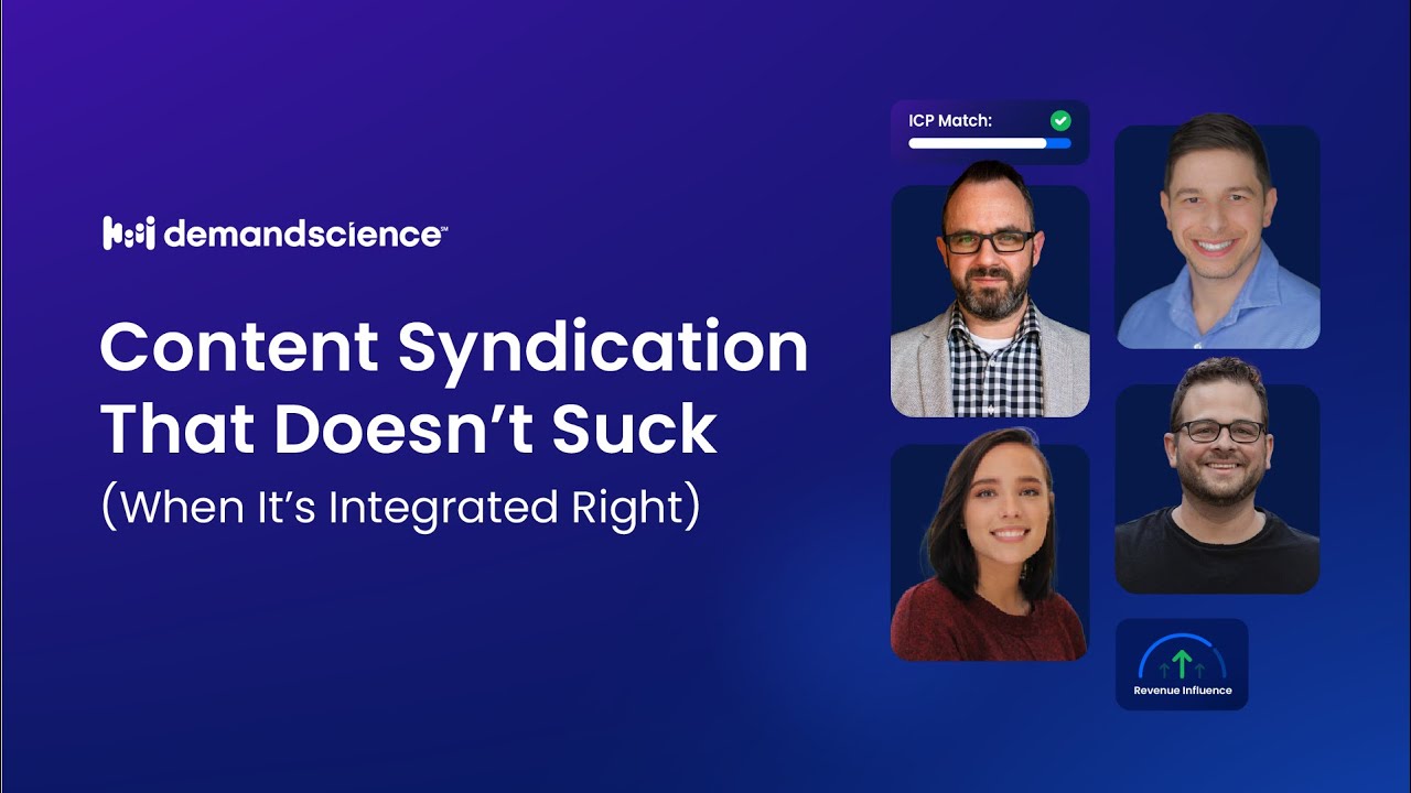 Webinar: Content Syndication That Doesn't Suck
