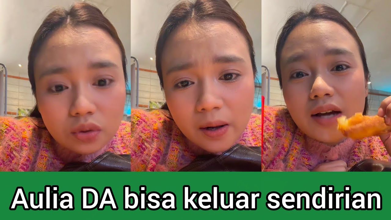 Aulia DA lebih suka pakai masker keluar karna lebih bebas