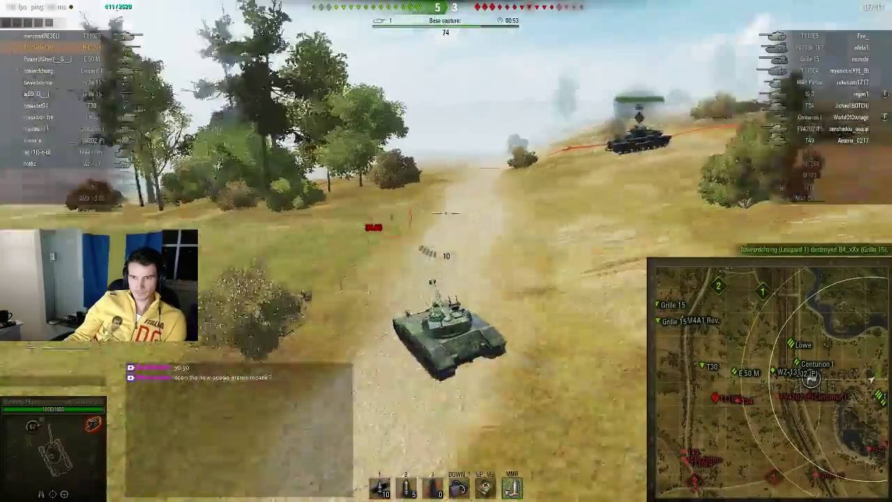 Batchat Ace tanker - 9k Combined Dmg + top gun
