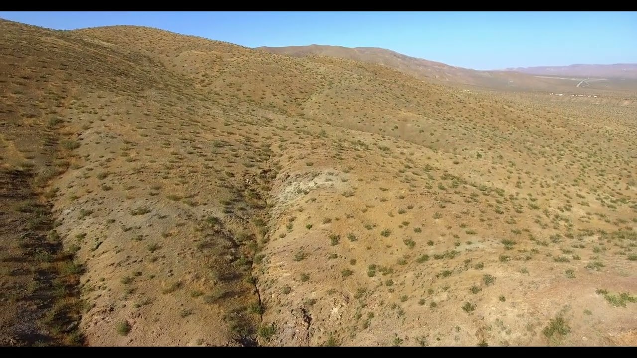 Drone Flight Over The El Paso Mountains...