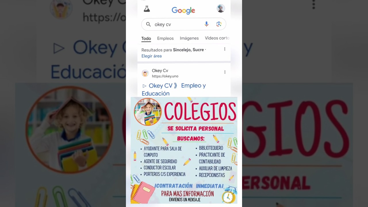 #trabajos #vacantes #parati #jobs #empleos #ofertasdetrabajo #empleo #bolsadetrabajo #colegio