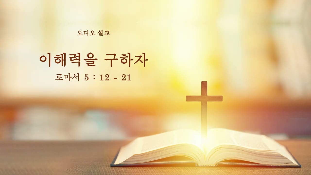 이해력을 구하자 - 하나님은 하나님이 하시는 말씀, 역사하시는 사건을 통해 하나님의 뜻과 목적과 결과를 이해하게 하시고, 그 이해력을 바탕으로 하나님을 바르게 따라가게 하신다.
