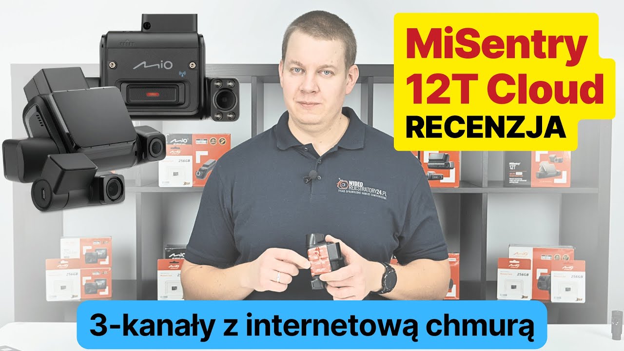 Kamera samochodowa Mio MiSentry 12T - recenzja pierwszego wideorejestratora z Mio Cloud