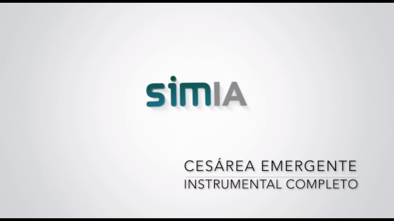 Cesárea emergente: Instrumentacion completa