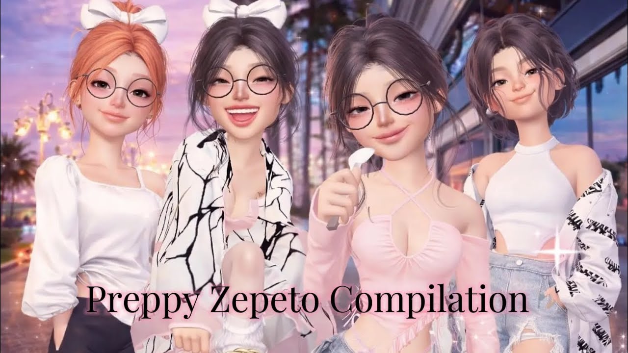 🩵 - Preppy Zepeto Compilation - 🩵 (YT READ DESC 🩵)
