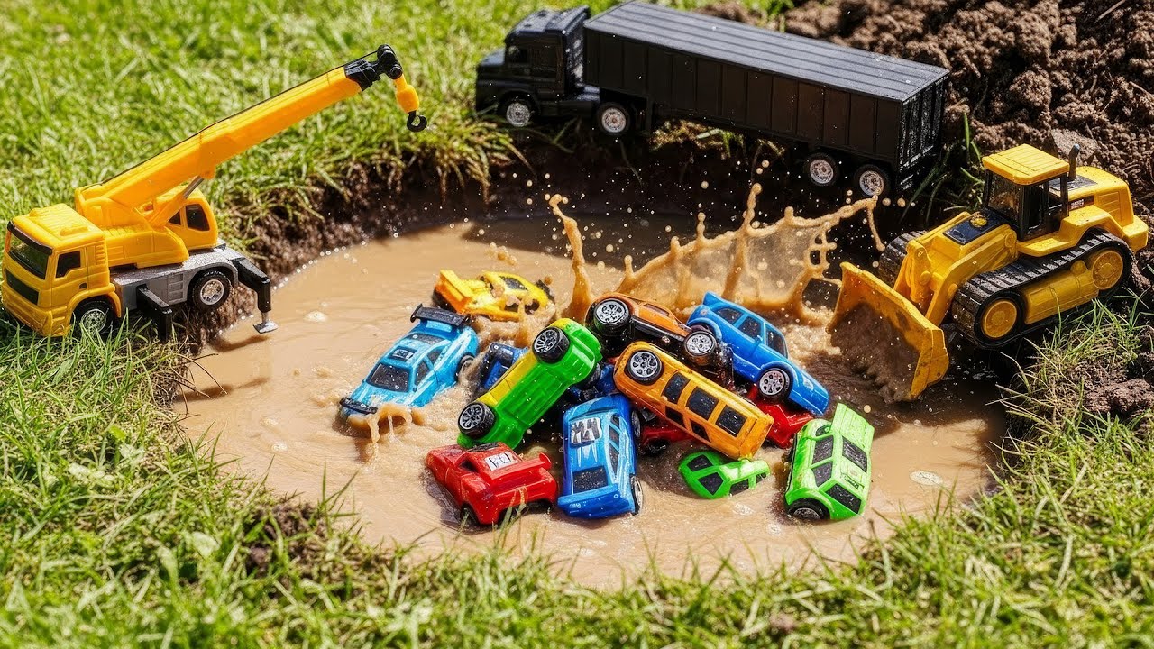 Toy Cars in BIG Trouble! Can the Mighty Rescue Team Save Them All?