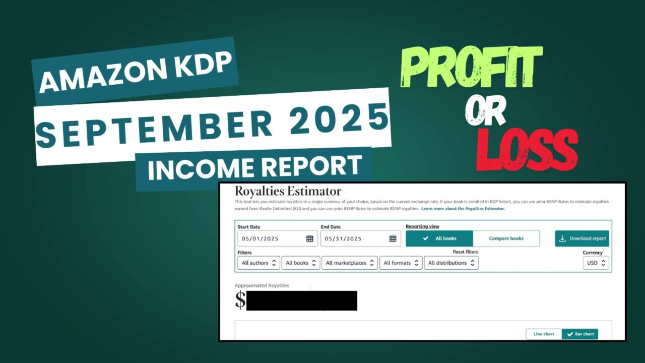 Brutally Honest September 2025 Amazon KDP Income Report