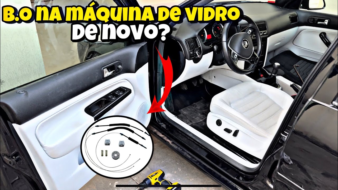 Troquei o reparo da máquina de vidro do golf