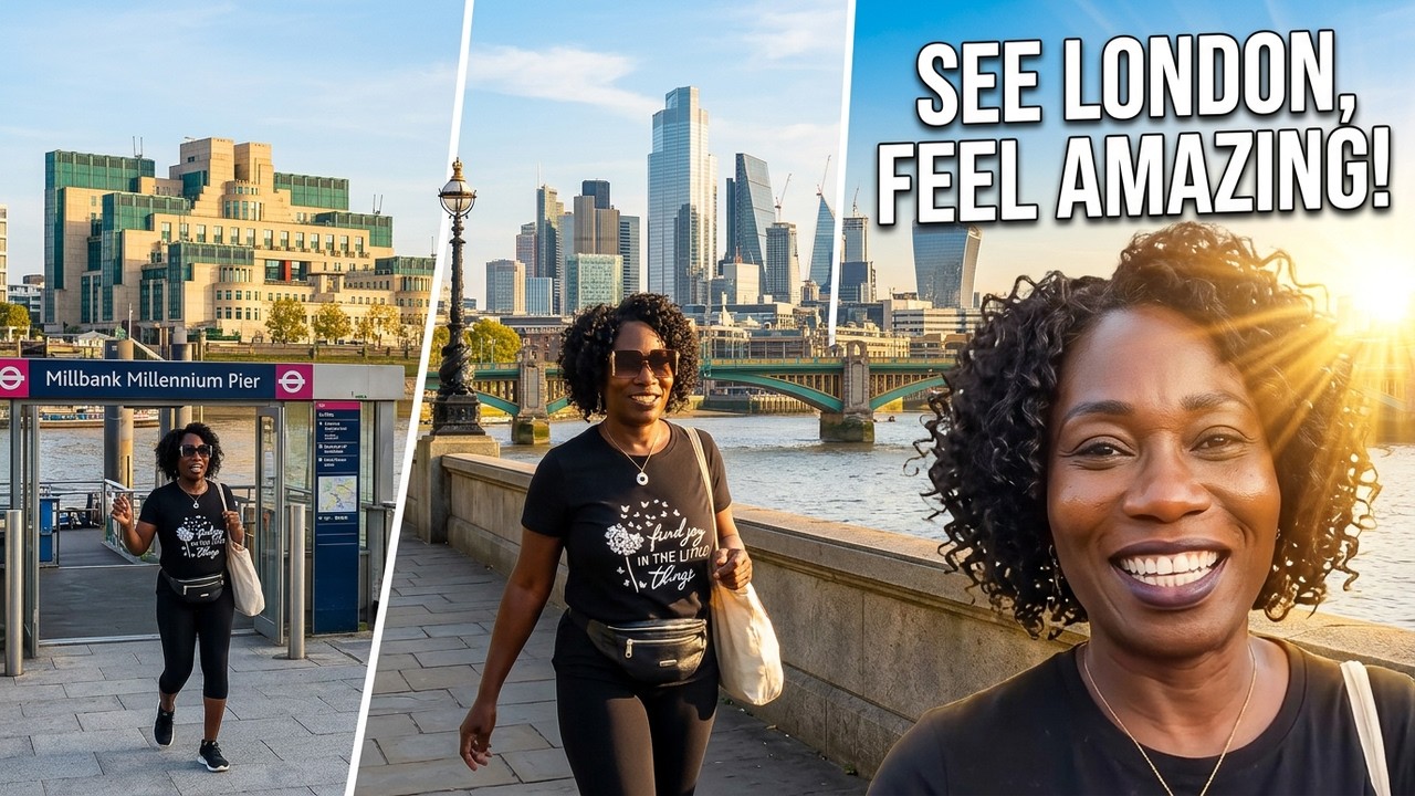 Exploring London's Futuristic Waterfront: Millbank Millennium Pier Walking Tour