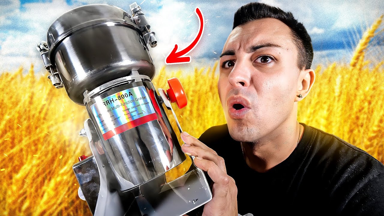 Je teste une MACHINE BROYEUR moulin à grain ! (avec vos ingrédients)