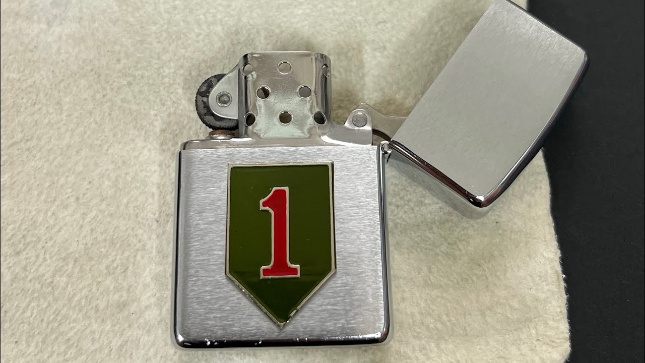 Zippo Binh Đoàn Bộ Binh Số 1 năm 1966 k Pat 0935 055 113