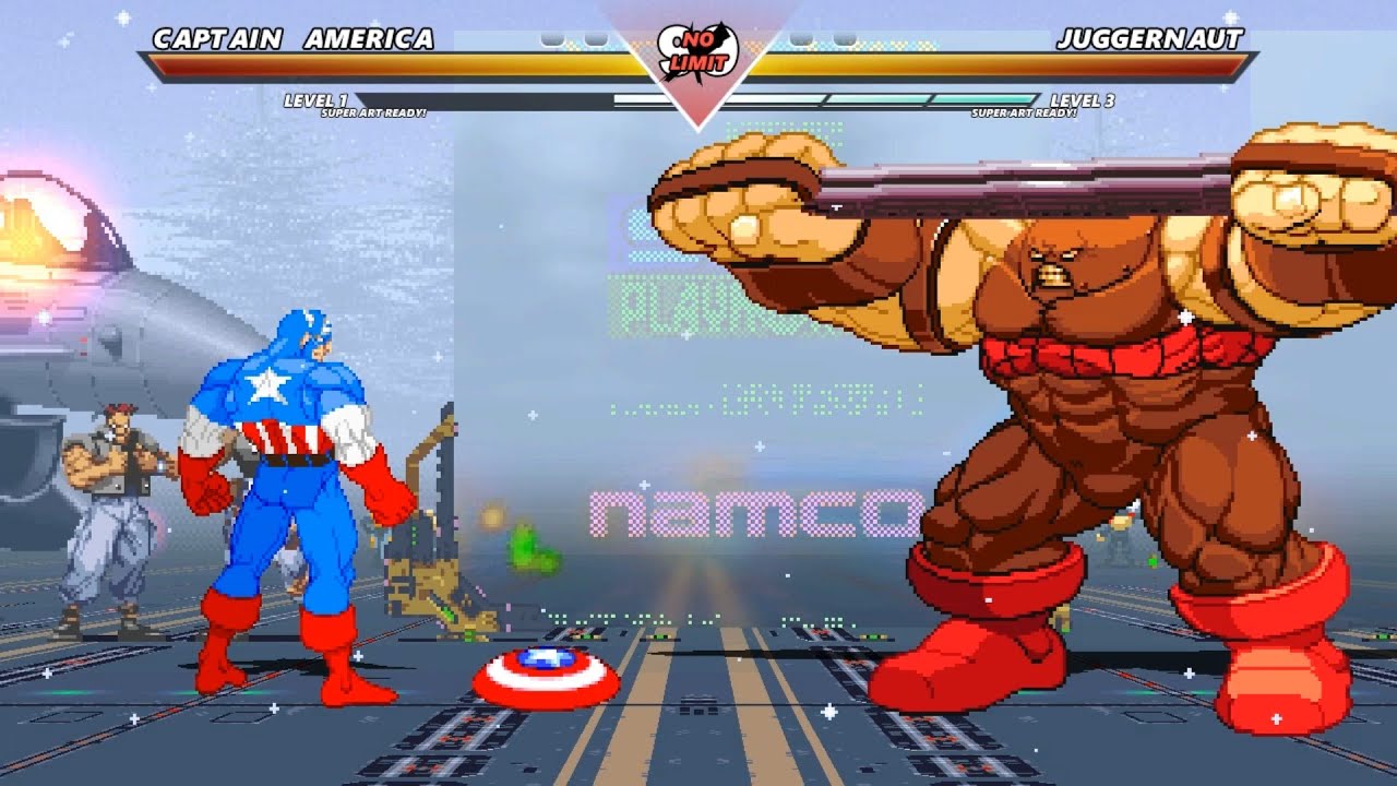 CAPTAIN AMERICA vs JUGGERNAUT - Amazing epic fight battle !