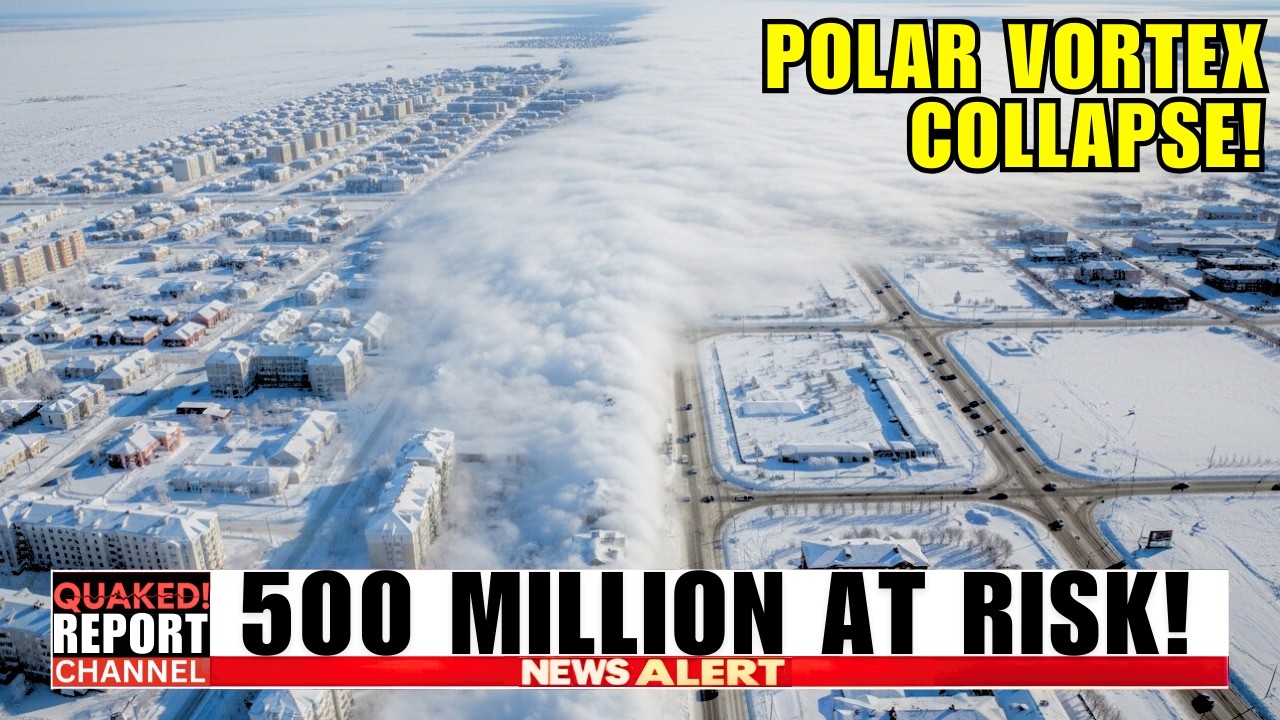 Arctic Polar Vortex COLLAPSES—Stratospheric WARMING Triggers Cold BLAST Aimed at 500 Million People!