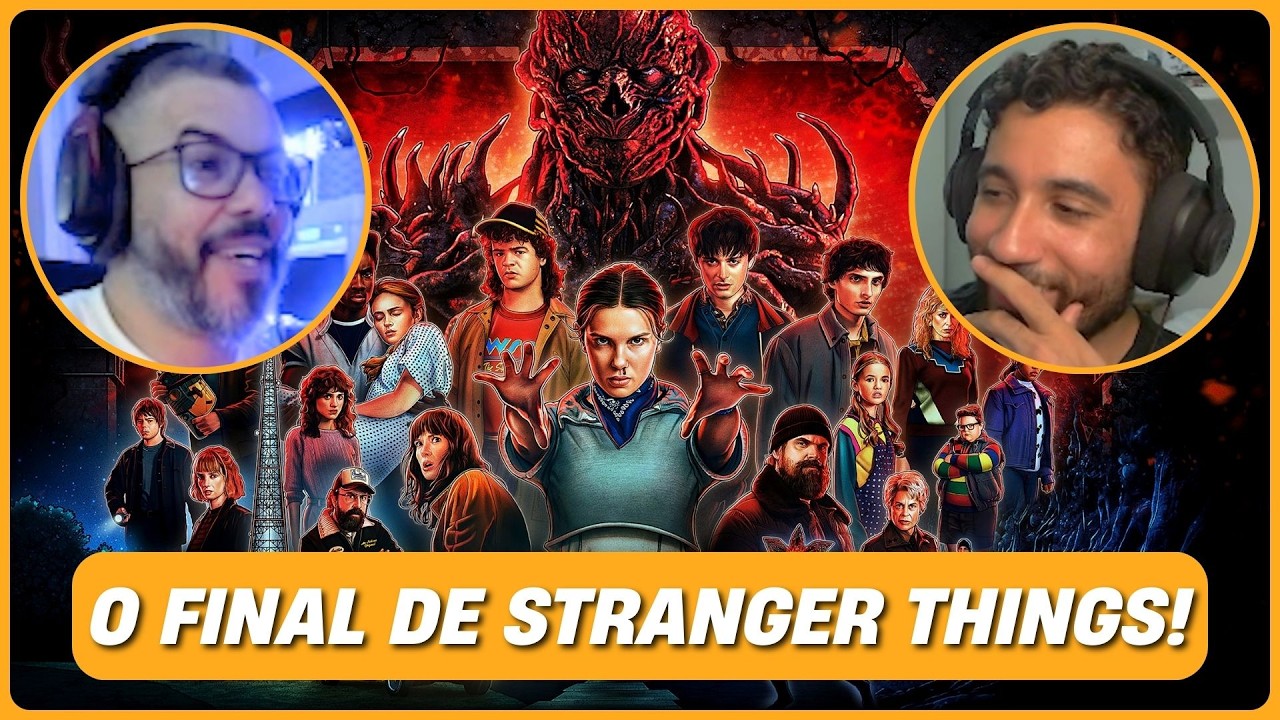 REAGIMOS AO EPISÓDIO FINAL DE STRANGER THINGS!! PRESTOU!?