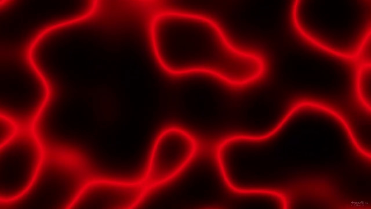 10-Hour Neon Red & Black Abstract Wallpaper – Captivating Screensaver