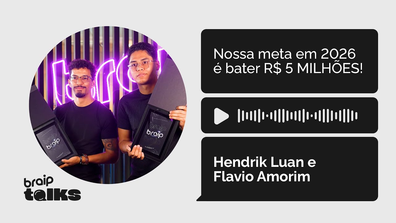 Como escalar as vendas como afiliado | Flavio Amorim e Hendrik Luan | Braip Talks