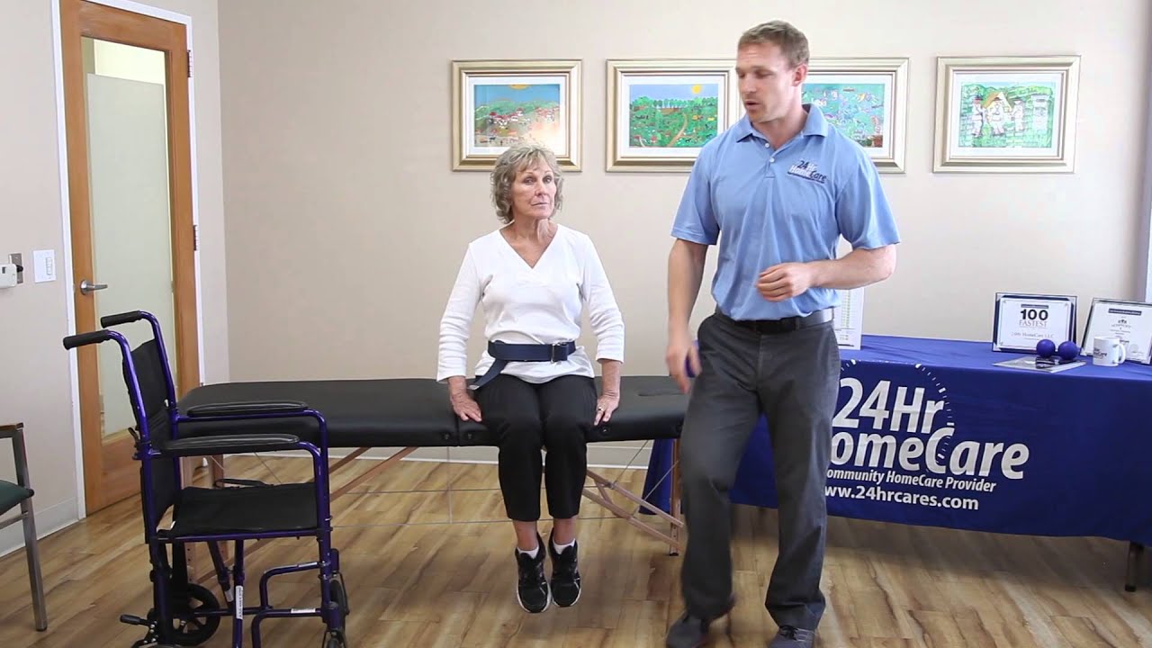 Physical Therapy Exercises for Seniors: How to Perform Safe Transfers - 24Hr HomeCare