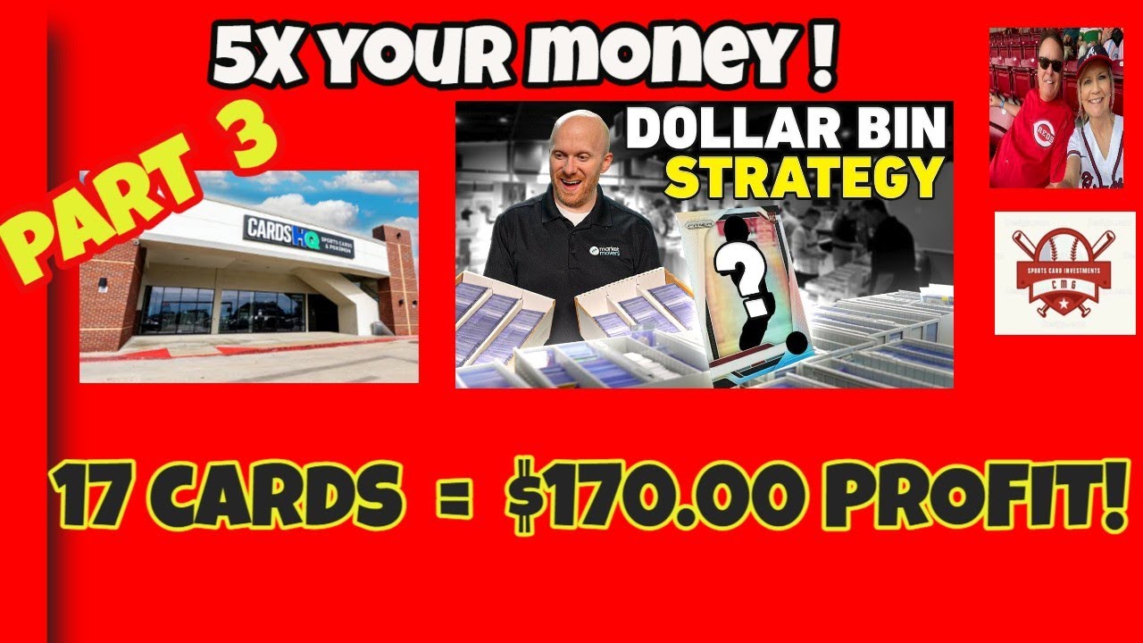 17 CARDS FROM .50 CENT BOX TO $170 Profit  (Cards HQ Case Study Session 3)