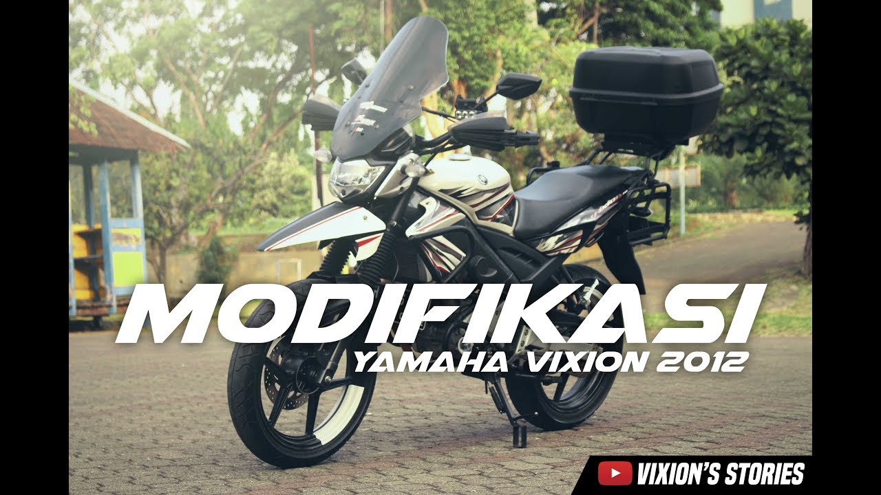 MODIFIKASI VIXION SUPERMOTO TOURING