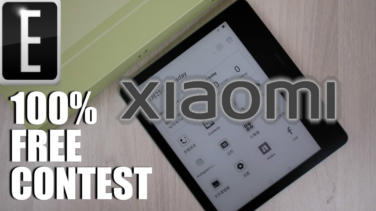 WIN A FREE Xiaomi Android e-Reader MIX7 | International Contest