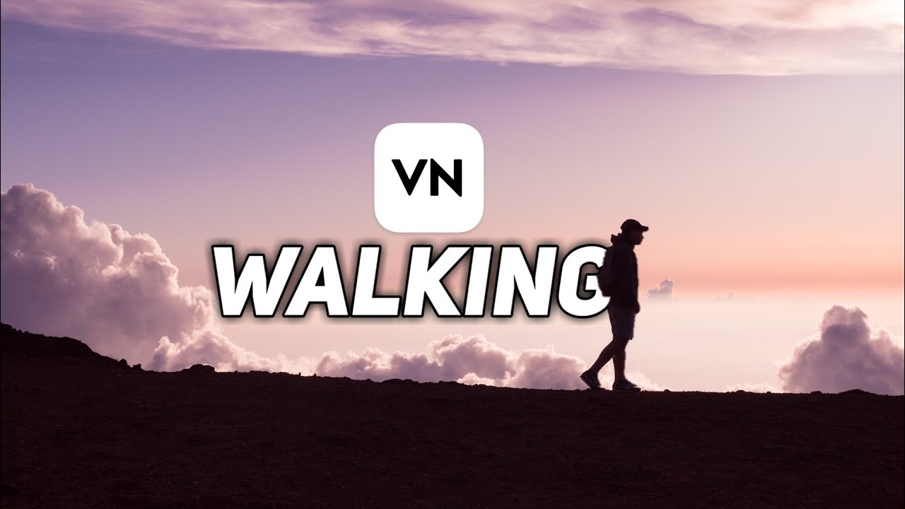 Text reveal as you walk in Vn Video Editor