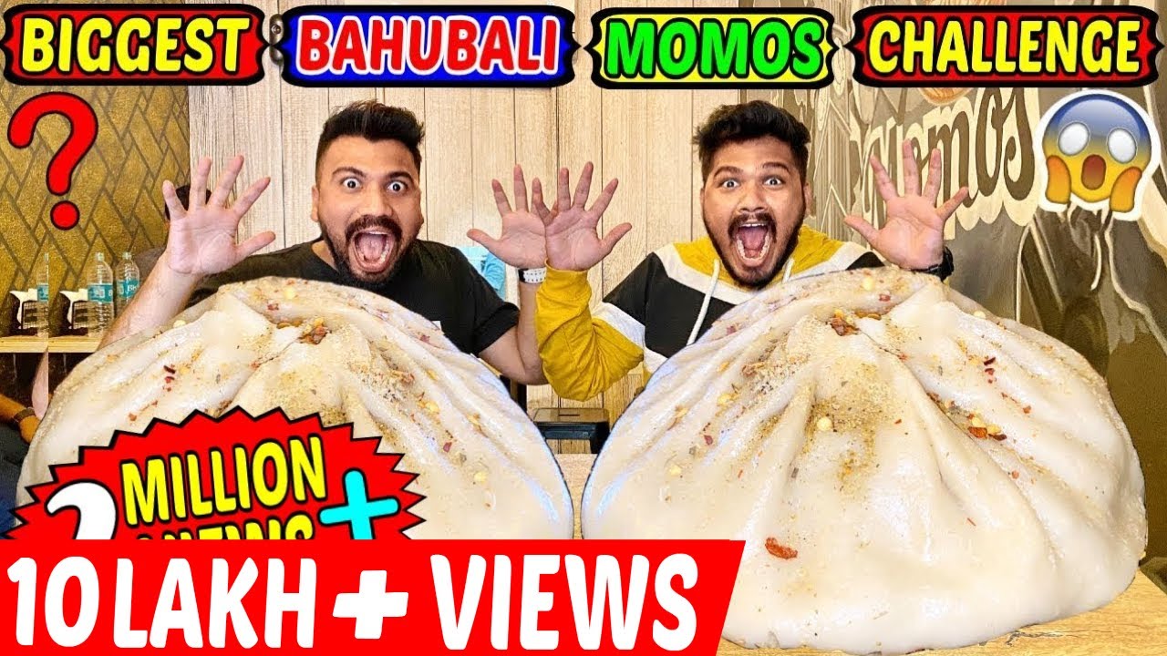 WORLD'S BIGGEST BAHUBALI MOMOS EATING CHALLENGE | INDIA'S BIGGEST MOMO EATING COMPETITION (Ep-406)