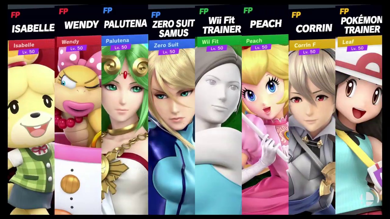 Super Smash Bros Ultimate Amiibo Fights   Request #9468 Waifu 4 team battle
