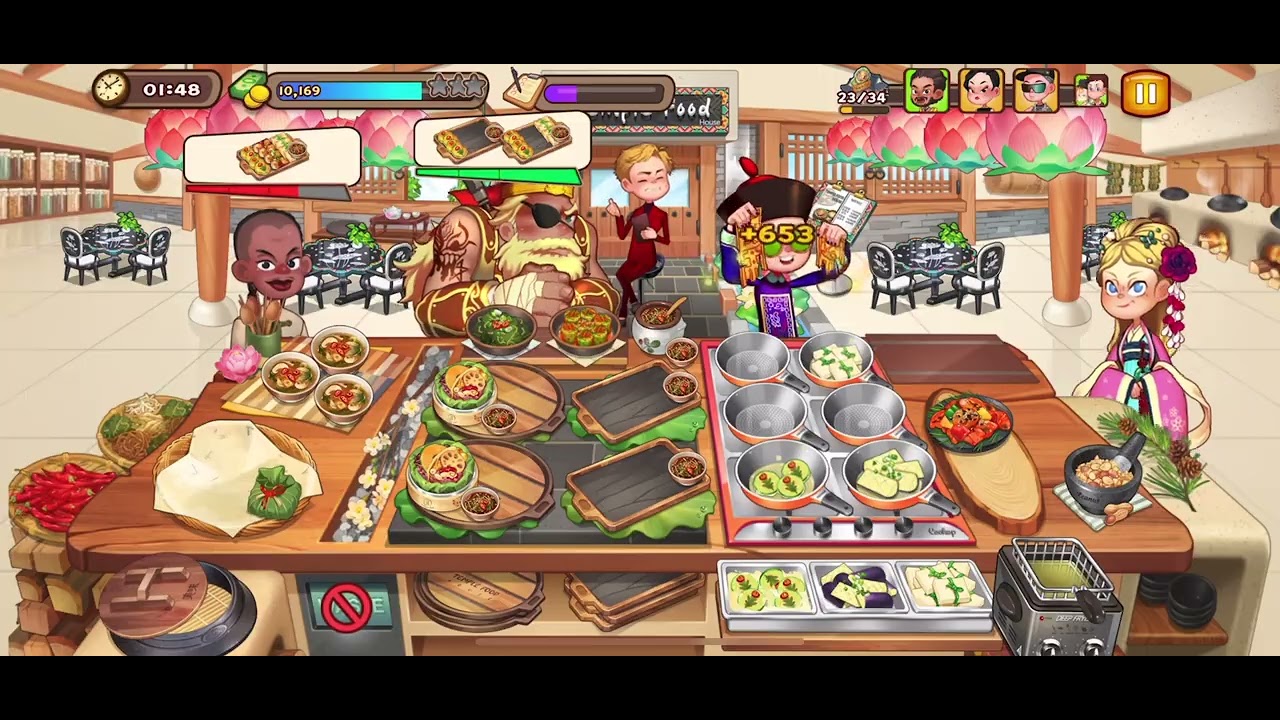 Cooking Adventure - Temple Food House Master Level 5 - Full Upgrade