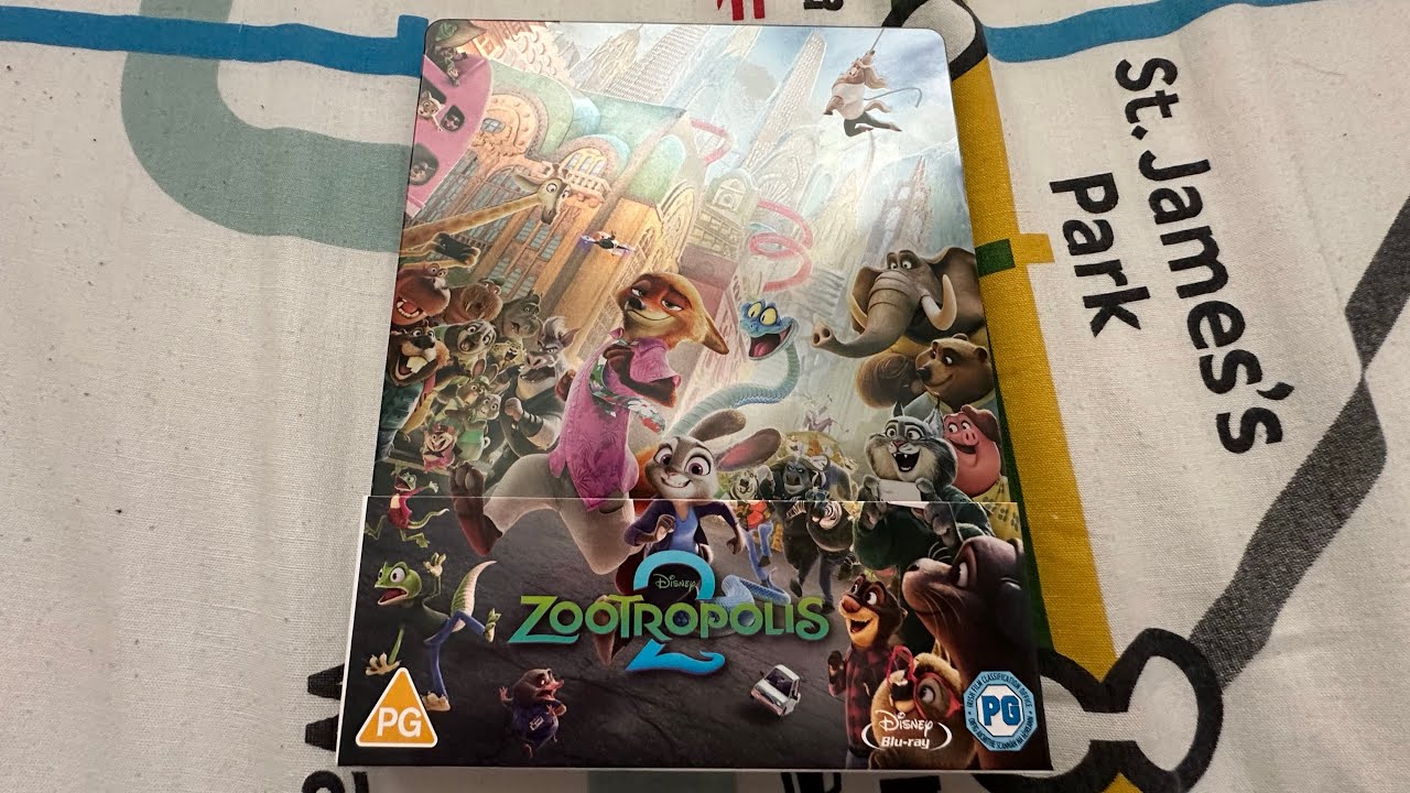 Zootropolis 2 Limited Edition Blu-ray Steelbook unboxing & review