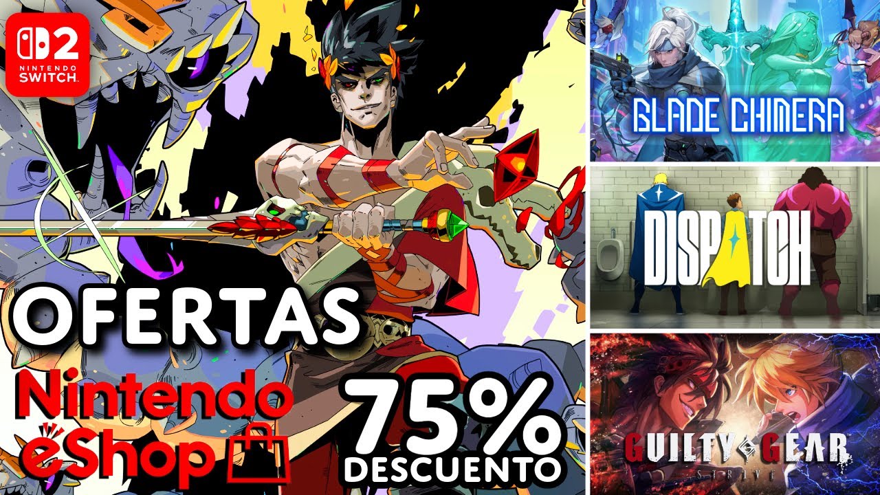 JUEGOS en OFERTA con hasta un 75% en la Eshop de NINTENDO SWITCH - Eshop sale gameS