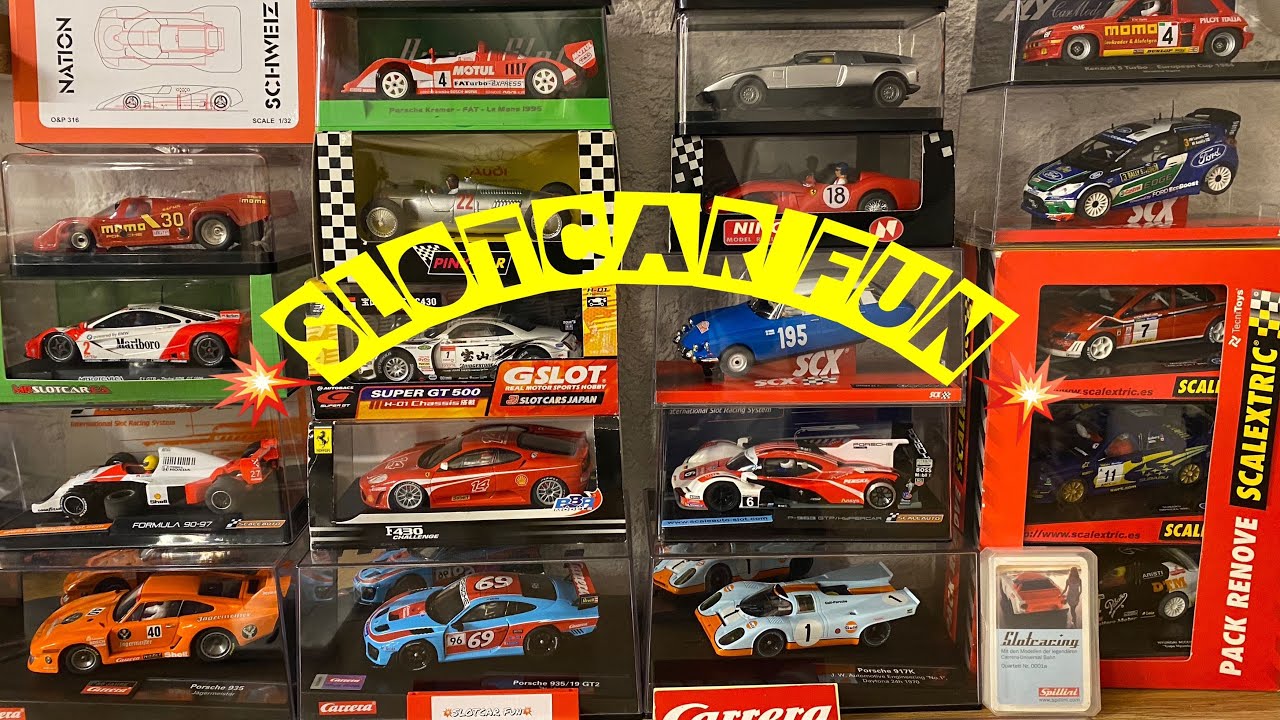 Slotcar Sammlung und Slotracing Raum Umbau - Slotcar Collection and Slot Car Room Conversion