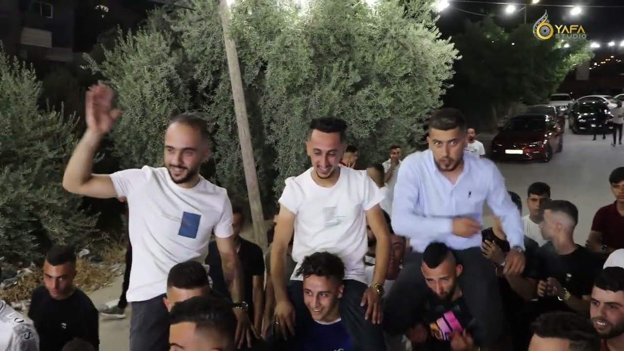 استقبال الفنان جميل الرموني سهرة صالح وخالد ابو الجرايش خاراس قلق  تسجيلات ستوديو يافا