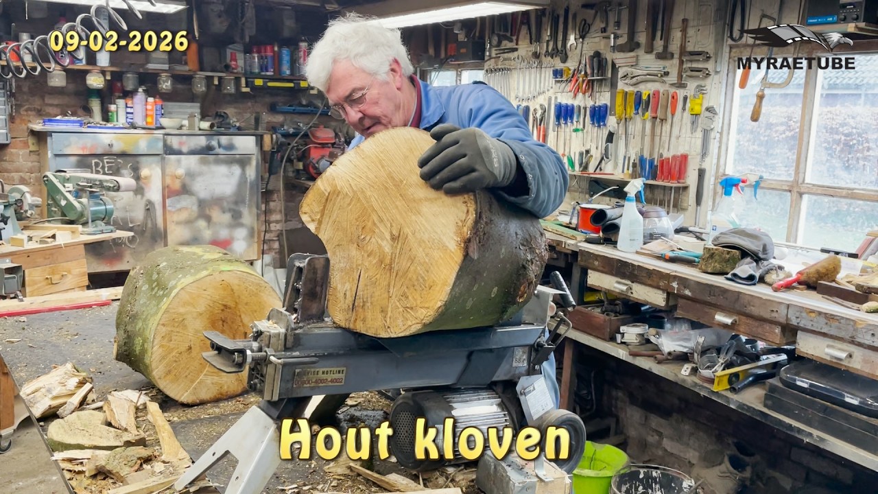 Woodstar lh45 4 ton splitter Hout kloven Zuidbroek Groningen