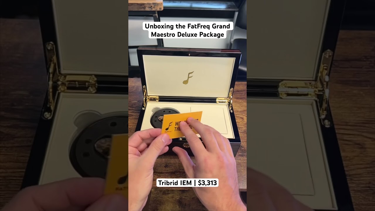 Unboxing the FatFreq Grand Maestro Deluxe Package #hifi #headphones #hifireview