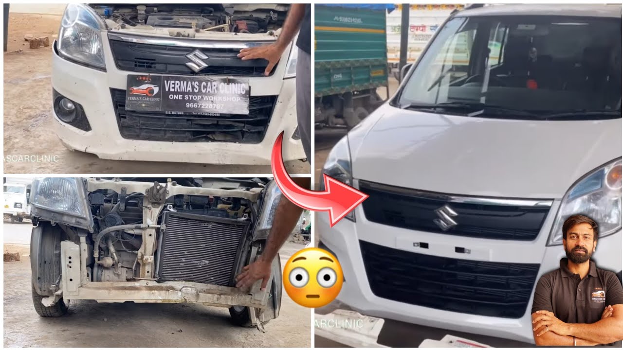 Accidental WagonR repaired from front