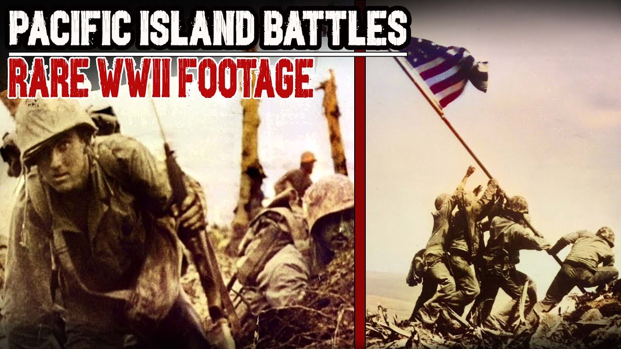 Pacific Island Battles: Saipan, Iwo Jima & Okinawa | Rare WWII Footage Documentary