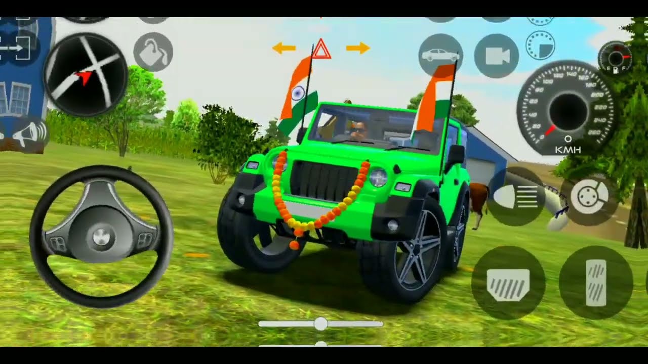 Modified Mahindra Thar😈Games:Indian Red Thar (Gadi Wala Game) Car Game Android Game - #2025​ 
