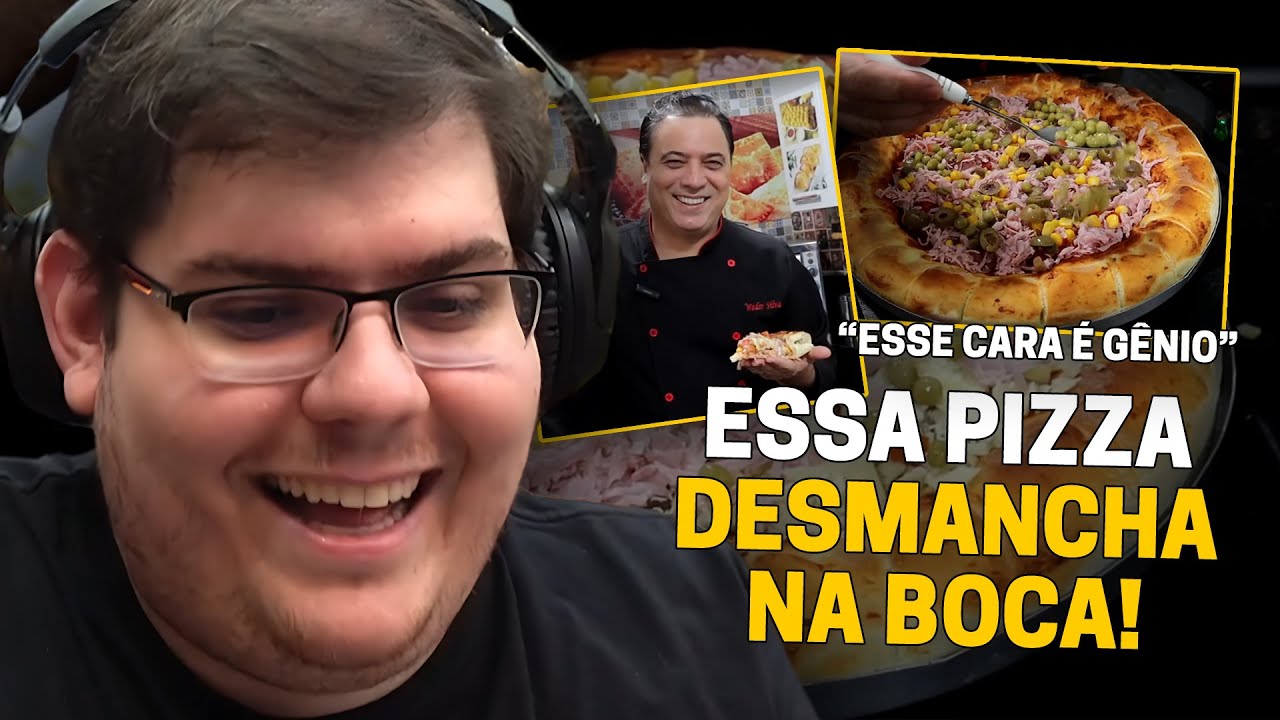CASIMIRO REAGE: PIZZA DE TUDO! A MAIS FÁCIL QUE EXISTE | Cortes do Casimito