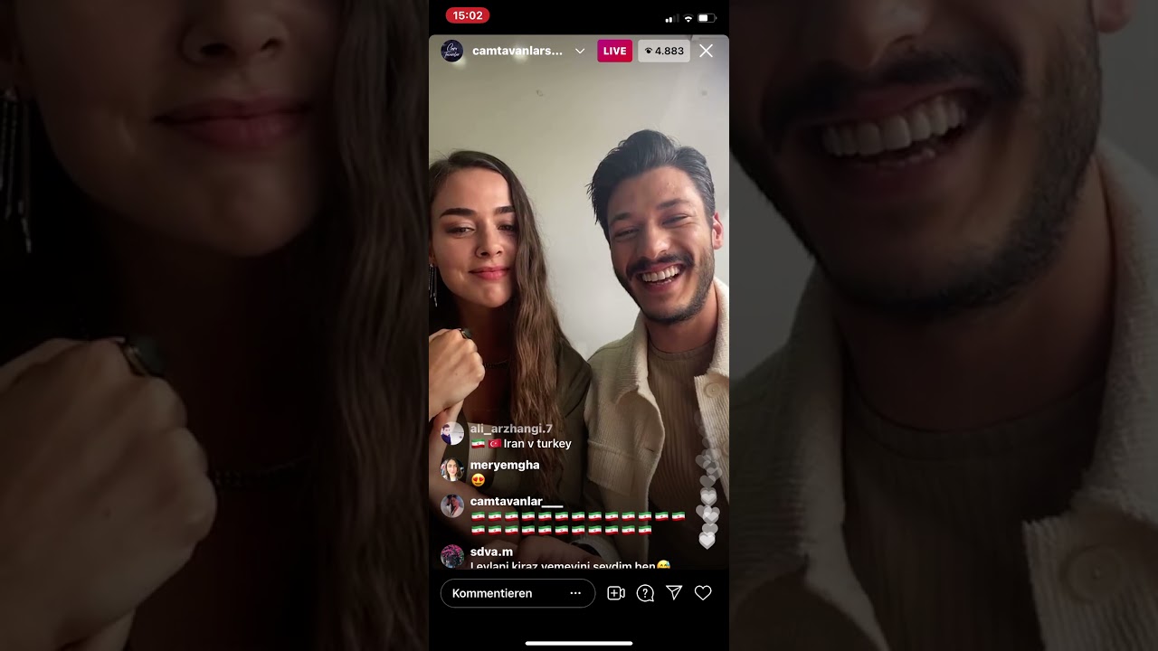 Bensu Soral ile Kubilay Aka Canlı/Live Yayın İnstagram ( @CamTavanlarResmi )