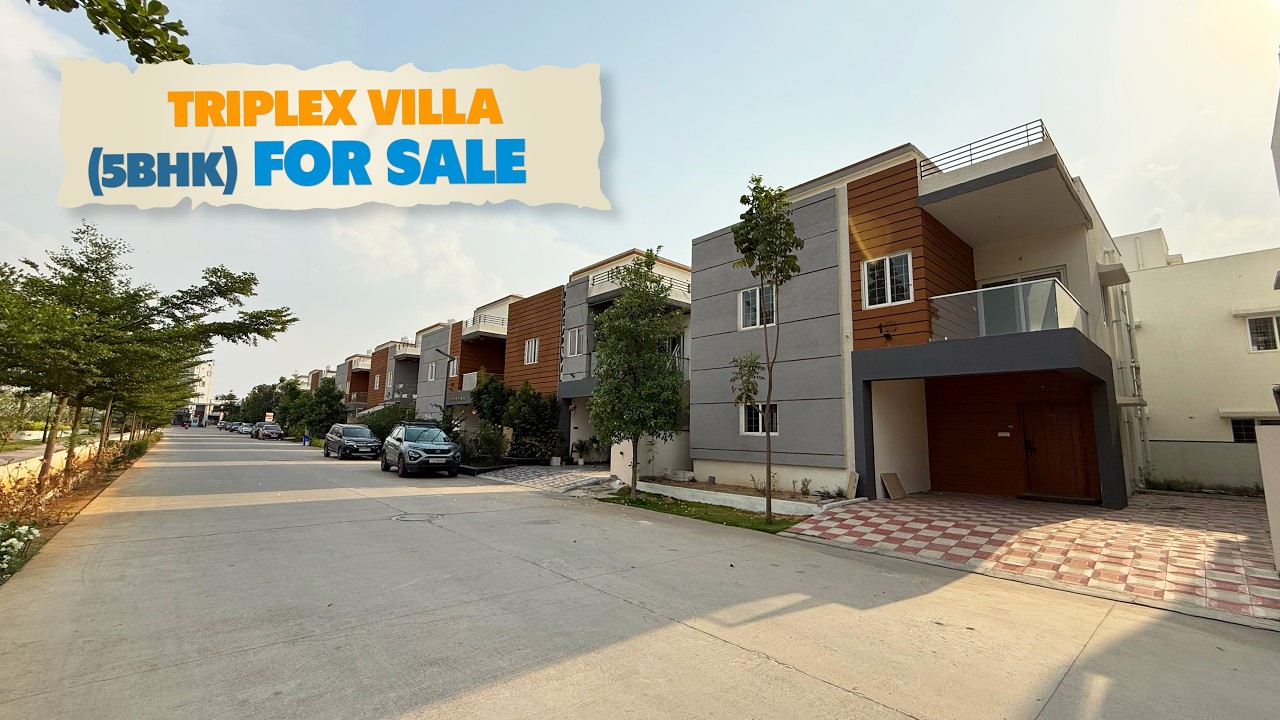 4BHK Duplex Villa in Hyderabad | Gated Community Living