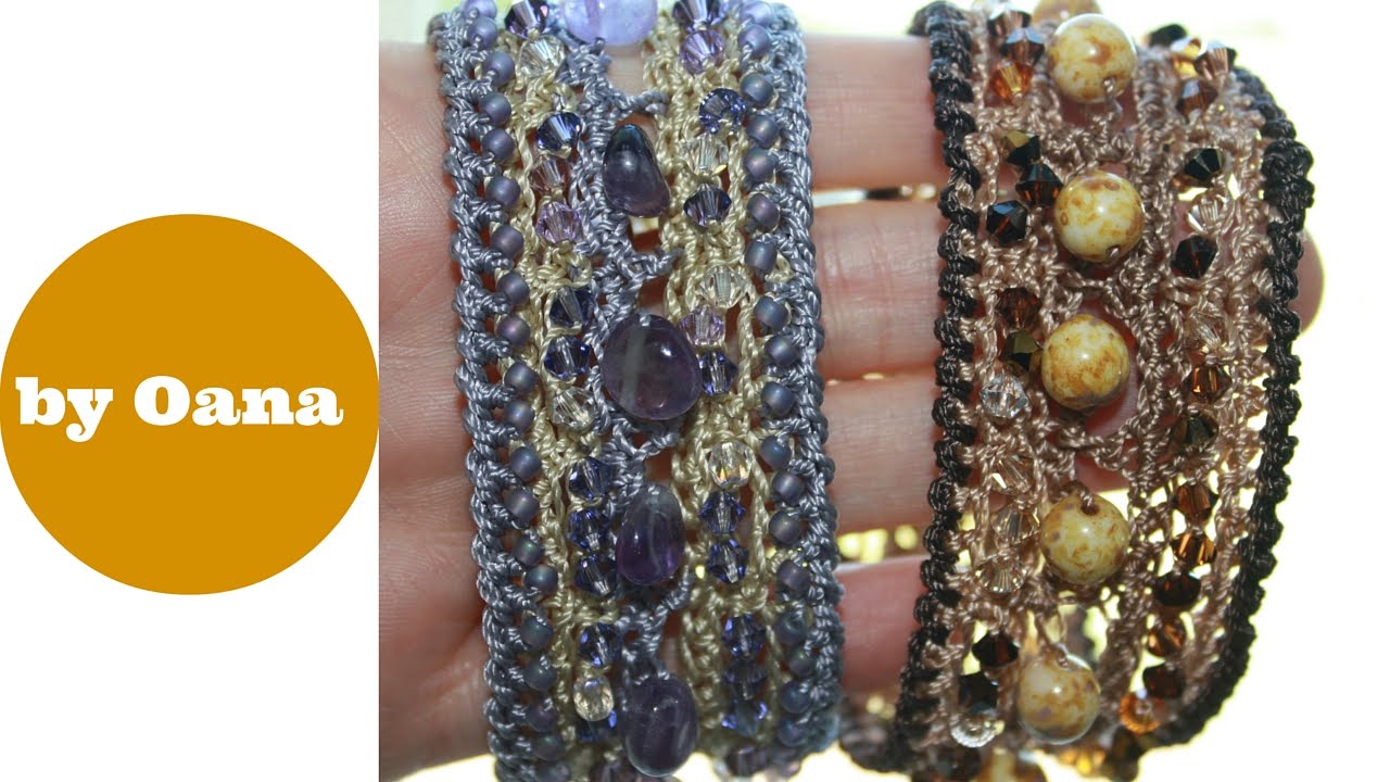 Crochet boho bracelet by Oana