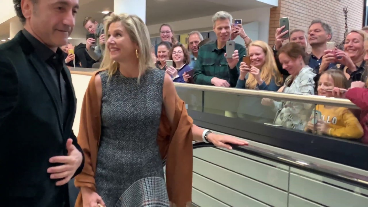 Koningin Máxima bezoekt hogeschool in Nijmegen voor ElanArt