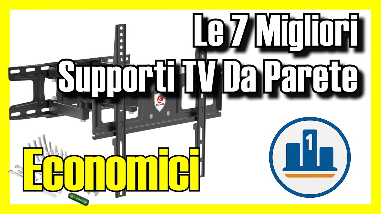 📺 Le 7 MIGLIORI Supporti TV Da Parete ECONOMICI su Amazon [2026] ✅ [Qualità/Prezzo] LCD