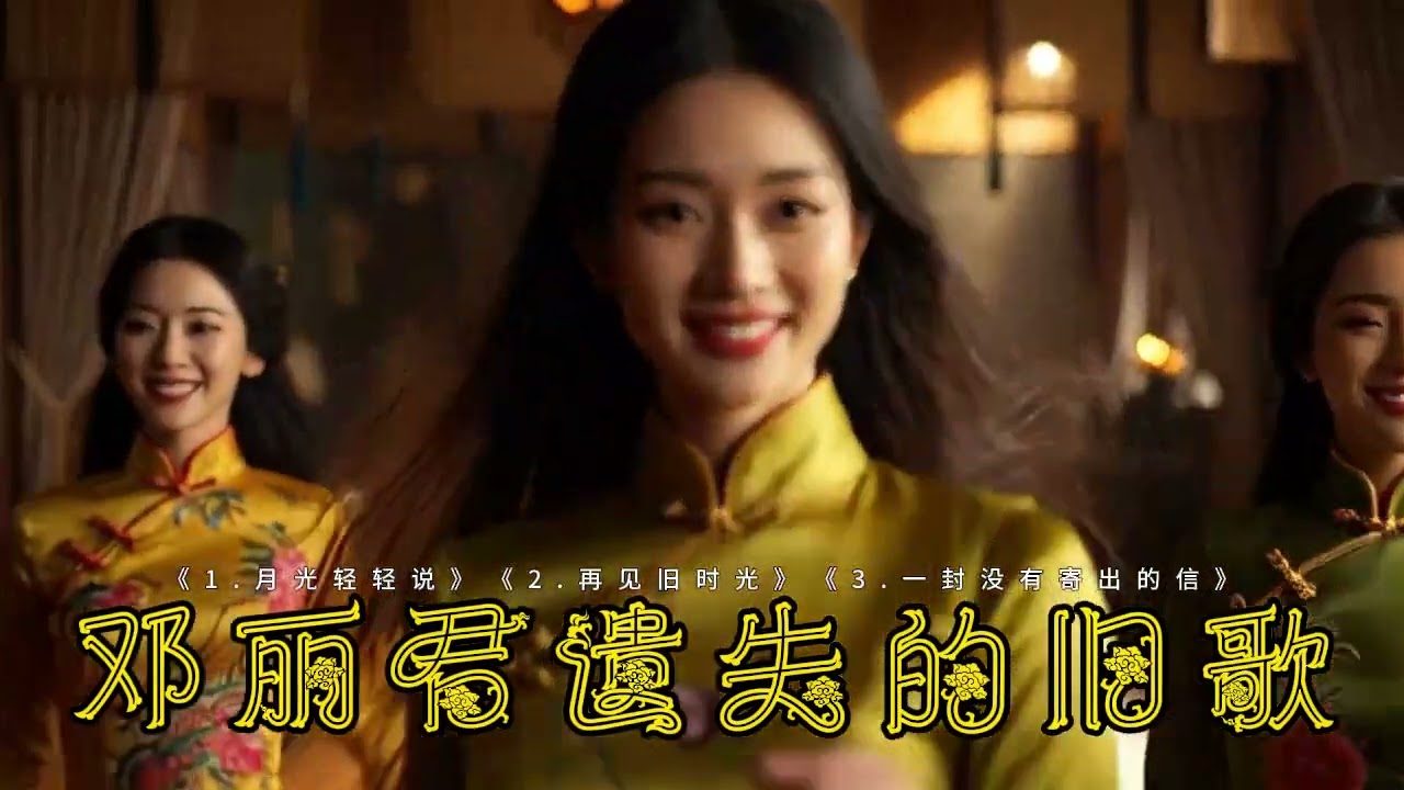 2.邓丽君遗失的旧歌 | 《1.月光轻轻说》《2.再见旧时光》《3.一封没有寄出的信》| 被时光遗忘的温柔旋律 · 70年代复古情歌重现